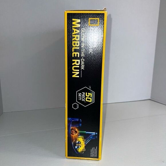 National Geographic Marble Run Glow in the Dark New Set Open Box Includes Bag - Picture 2 of 7